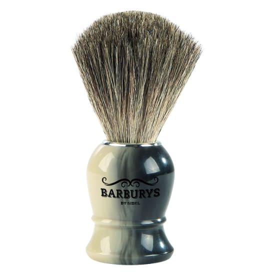 Barburys Grey Shaving Brush Horn