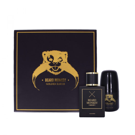 Beard Monkey Gift Set Golden Earth