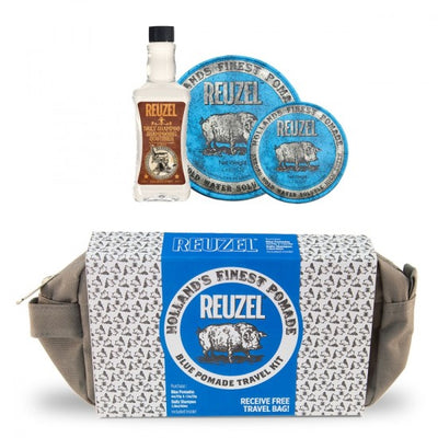 Reuzel Blue Pomade Holiday Travel Kit